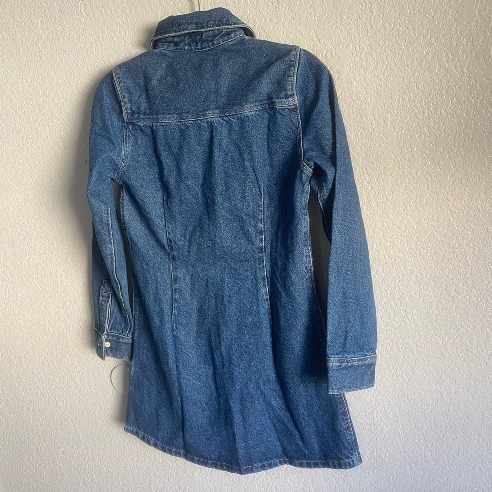 Levi’s Ellie Denim Collared Button-Front Shirt Dress - Picture 9 of 9